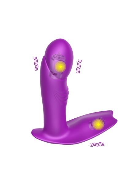 Stymulator - B - Series - Silicone Panty Vibrator USB 7 Function / Heating / Impact function - 5