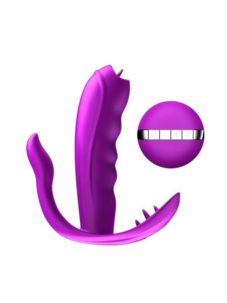 Stymulator-Silicone Panty Vibrator USB 7 Function / Heating