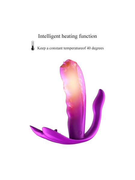 Stymulator-Silicone Panty Vibrator USB 7 Function / Heating - 15