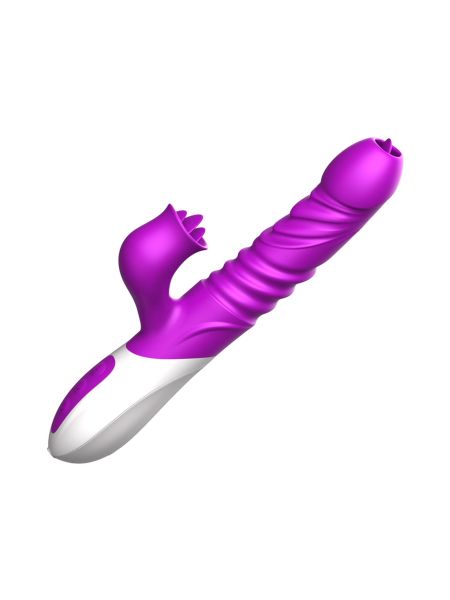 Wibrator-Silicone Vibrator USB 10 Function and Thrusting Function / Heating - 3