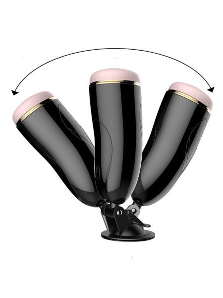 Masturbator-Vibrating Masturbation Cup USB 7 + Interactive Function / Talk Mode - 2