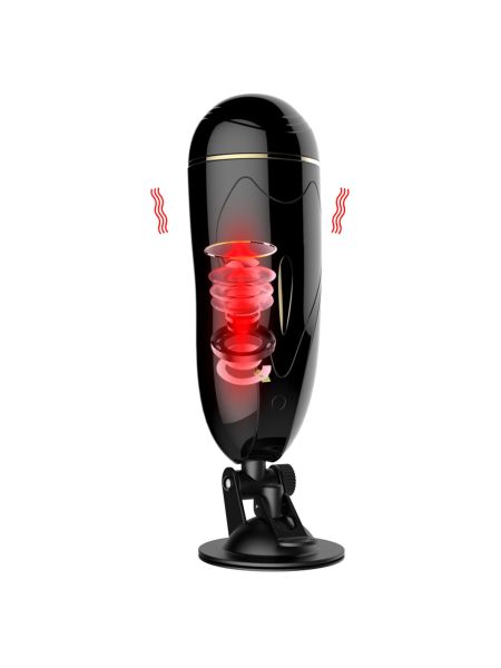 Masturbator-Vibrating Masturbation Cup USB 7 + Interactive Function / Talk Mode - 3