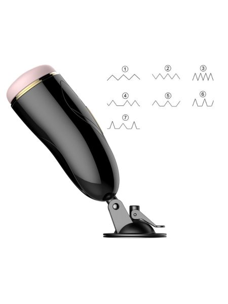 Masturbator-Vibrating Masturbation Cup USB 7 + Interactive Function / Talk Mode - 4