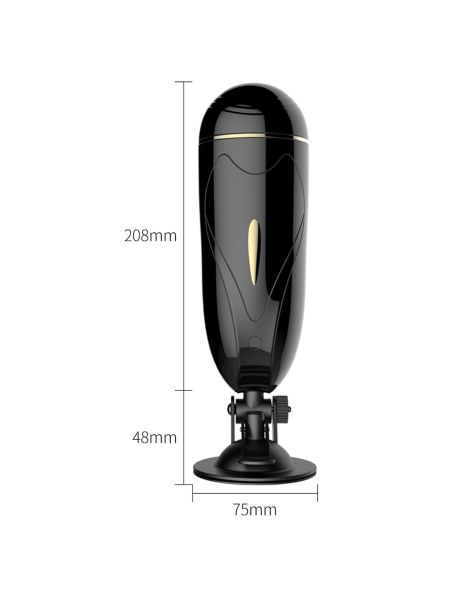 Masturbator-Vibrating Masturbation Cup USB 7 + Interactive Function / Talk Mode - 6