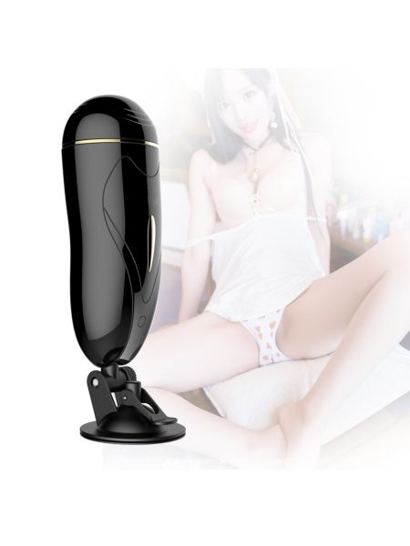 Masturbator-Vibrating Masturbation Cup USB 7 + Interactive Function / Talk Mode - 12