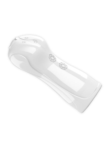 Masturbator - B - Series - Vibrating and Flashing Masturbation Cup USB 7+7 Function / Talk Mode (White) - 5