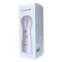 Masturbator - B - Series - Vibrating and Flashing Masturbation Cup USB 7+7 Function / Talk Mode (White) - 12