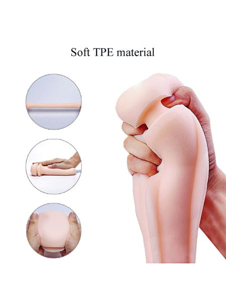 Masturbator-Vibrating Masturbation Cup USB 10 function + Interactive Function / Double Ends - 6
