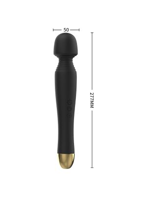 Stymulator-Silicone Massager Black USB 6 Vibration - image 2
