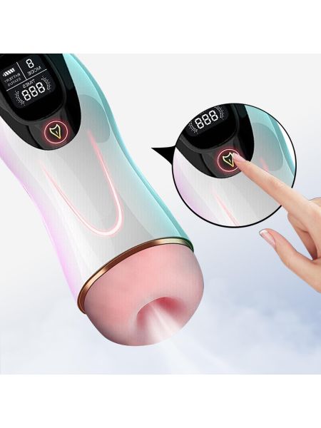 Masturbator-Vibration 8 Vibration modes + Interactive function - 2