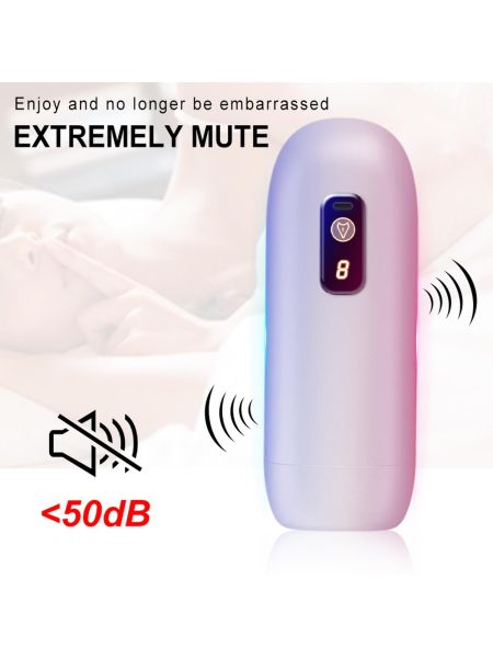 Masturbator- USB Rechargeable, 8 vibration functions - 8