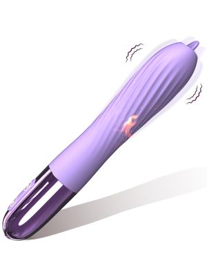 Wibrator-Silicone Vibrator USB, 10 vibration modes, Heating