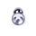 Plug-Jewellery Dark Silver PLUG- Clear