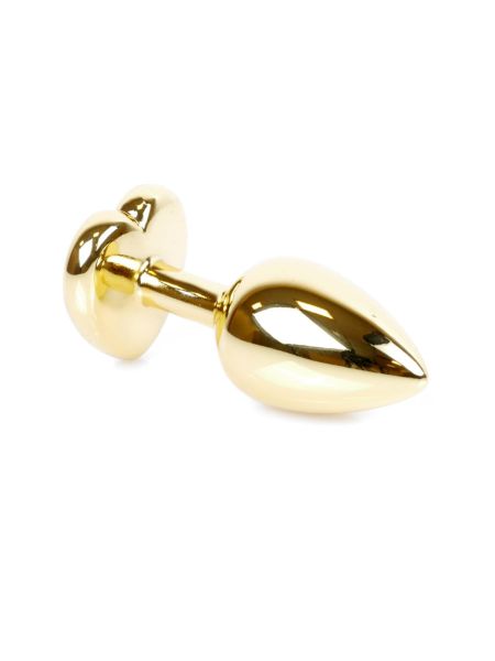 Plug-Jewellery Gold  Heart PLUG- Green - 2