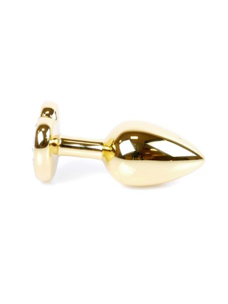 Plug-Jewellery Gold  Heart PLUG- Green - 3
