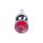 Plug-Jewellery Dark Silver BUTT PLUG- Red