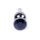 Plug-Jewellery Dark Silver BUTT PLUG- Black