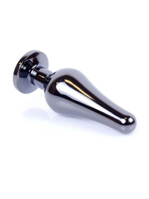 Plug-Jewellery Dark Silver BUTT PLUG- Green - image 2