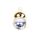 Plug-Jewellery Gold BUTT PLUG- Clear