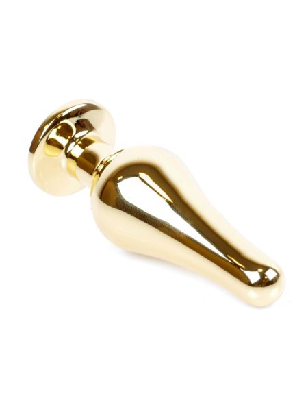 Plug-Jewellery Gold BUTT PLUG- Dark Blue - 2