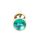 Plug-Jewellery Gold BUTT PLUG- Green