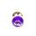 Plug-Jewellery Gold BUTT PLUG- Purple