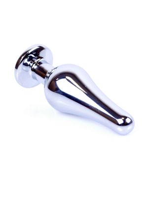 Plug-Jewellery Silver BUTT PLUG- Clear - image 2