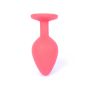 Plug-Jewellery Red Silicon PLUG Medium- Blue Diamond - 6