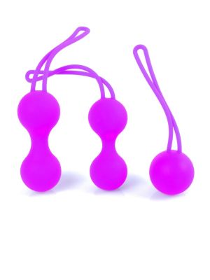 Kulki-Silicone Kegal Balls Set - Purple