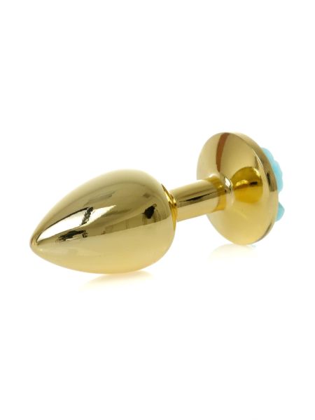 Plug-Jewellery Gold PLUG ROSE- Light Blue - 4