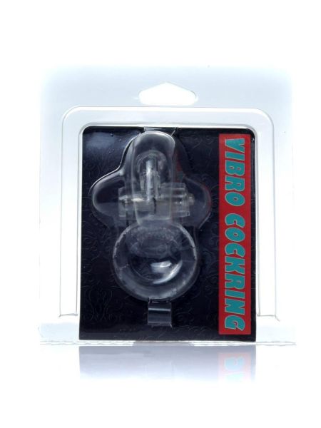 Pierścień-Rabbit Vibro CockRing Clear - 7