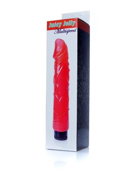Wibrator-Juicy Jelly - Multispeed Red - 6