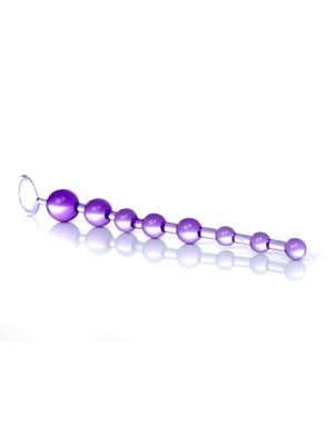 Plug/kulki-Jelly Anal 10 Beads Purple - image 2