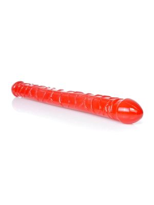 Dildo-Flexible Double Dong - Red - image 2
