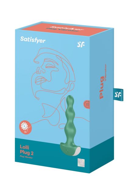 Plug - Vibrator Lolli Plug 2 Green - 6