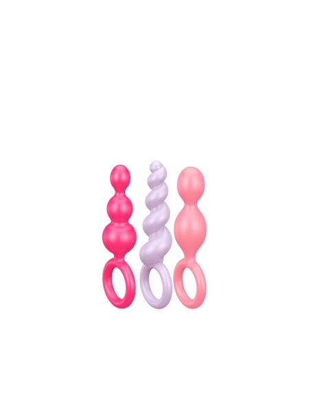 Zestaw-Satisfyer Plugs colored (set of 3) - 4
