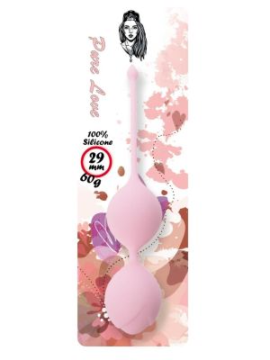 Silicone Kegel Balls 29mm 60g Light Pink - B - Series - image 2