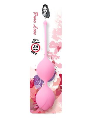 Silicone Kegel Balls 36mm 90g Pink - B - Series - image 2