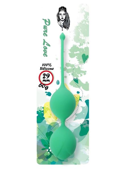 Silicone Kegel Balls 29mm 60g Green - B - Series - 2