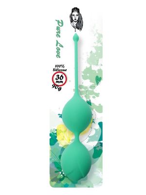 Silicone Kegel Balls 36mm 90g Green - B - Series - image 2