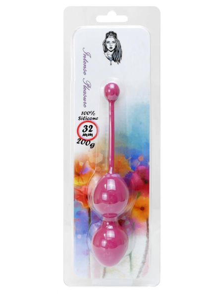 Silicone Kegel Balls 32mm 200g Dark Pink - B - Series - 3