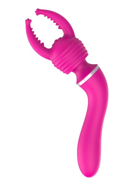 Dual Massager + overlay USB 10+10 functions Pink - 11