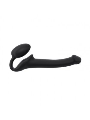SEMI-REALISTIC BENDABLE STRAP-ON BLACK - S - image 2