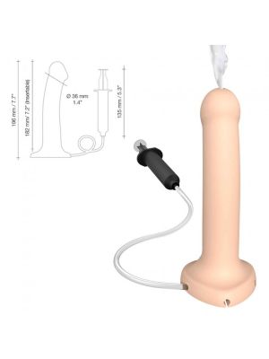 SQUIRTING CUM DILDO SEMI-REALISTE VANILLA - L - image 2