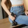 SLIDING SKIN REALISTIC DILDO BLACK S - 7