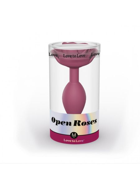 OPEN ROSES M SIZE - PLUM STAR