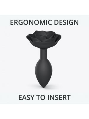 OPEN ROSES L SIZE - BLACK ONYX - image 2