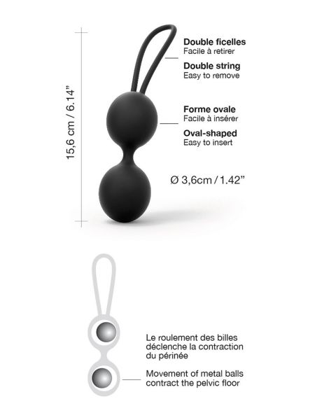 DUAL BALLS NOIR - 3