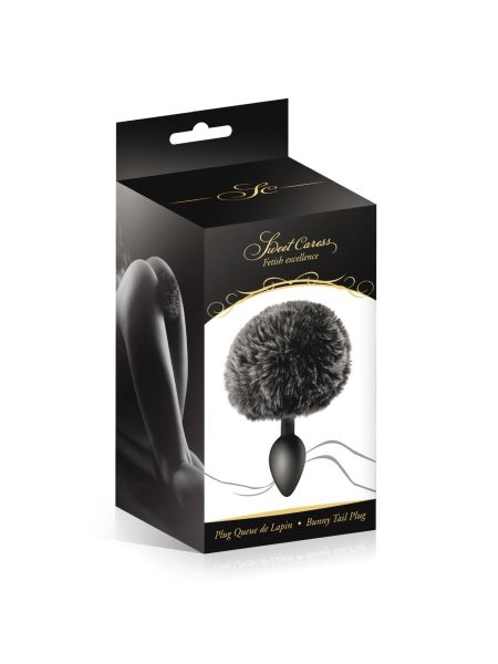 BLACK POMPOM ANAL PLUG - 2