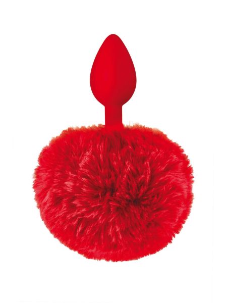 RED POMPOM ANAL PLUG